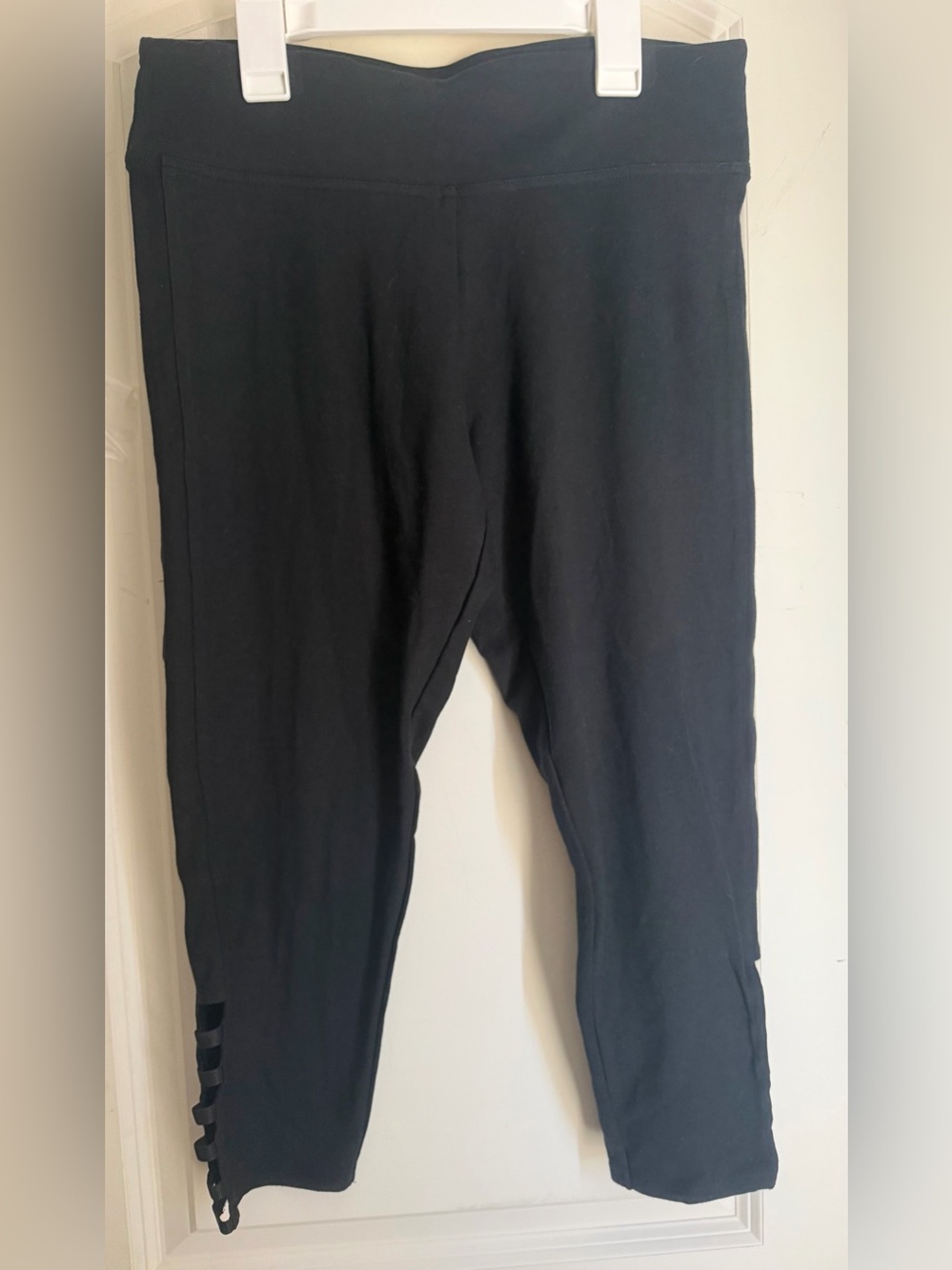Víctorias secret sport knockout cutout side Black Stretch Athletic leggings